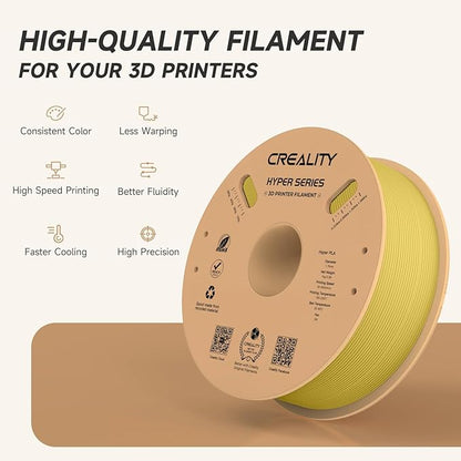 Official Creality Hyper PLA Filament 1.75mm, High Speed PLA 30-600mm/s Rapid 3D - Image 3