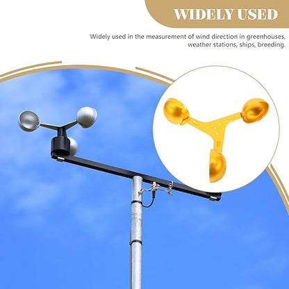 Cup Aluminum Anemometer Wind Speed Sensor Replacement Wind Measurement Part - Image 4