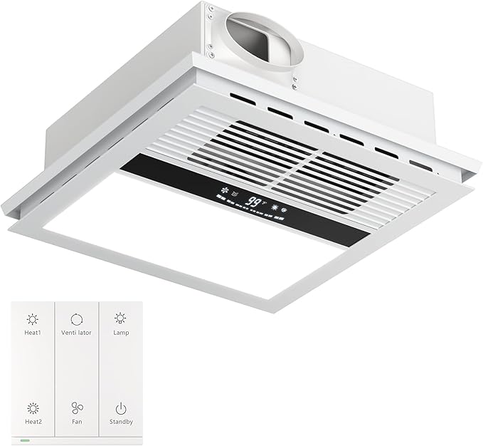 4-in-1 Bathroom Exhaust Fan by Orabriz