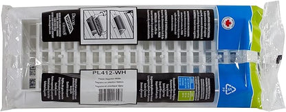 Decor Grates PL412-WH Lattice Floor Register, 4x12 Inches - Image 8