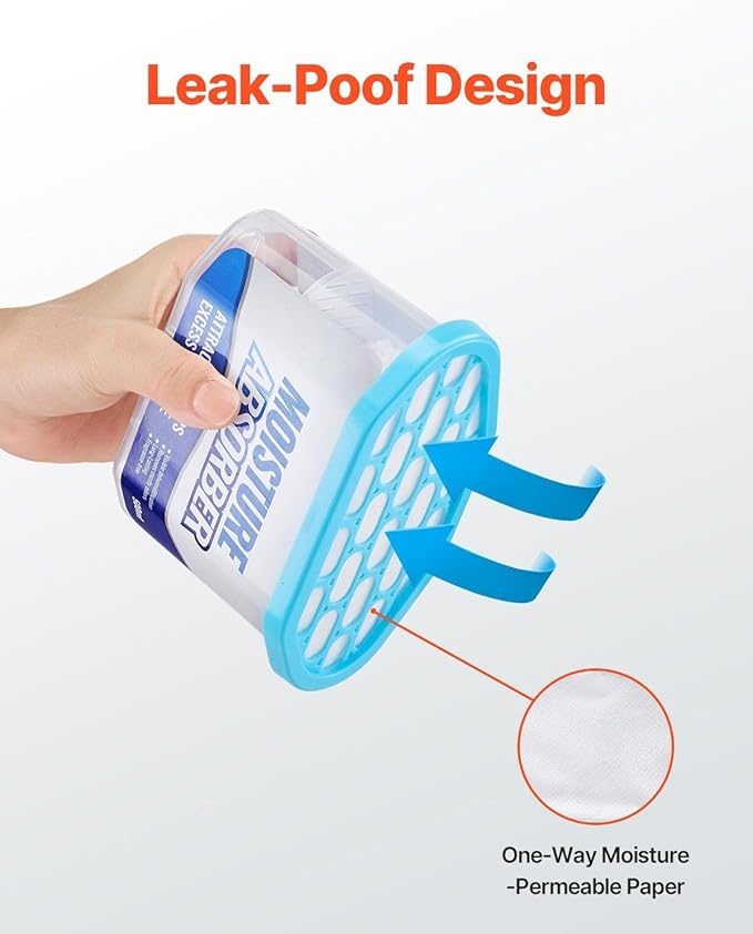 6 pieces of fragrance free moisture absorbing box, 10.8 ounces portable - Image 4