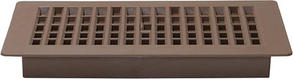 Decor Grates PL410-OB 4-Inch by 10-Inch Plastic Floor Register, Oak Brown - Image 3