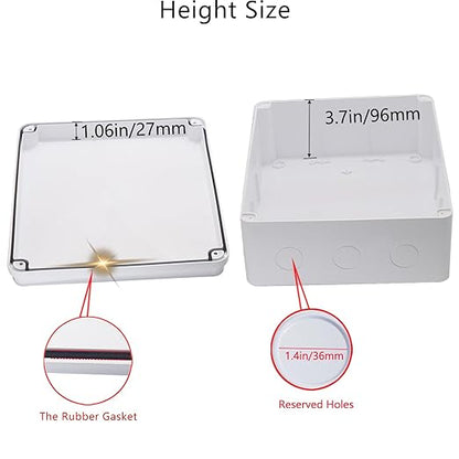 Junction box Dustproof Waterproof IP65 ABS Plastic Electrical Boxes, Indoor & - Image 4
