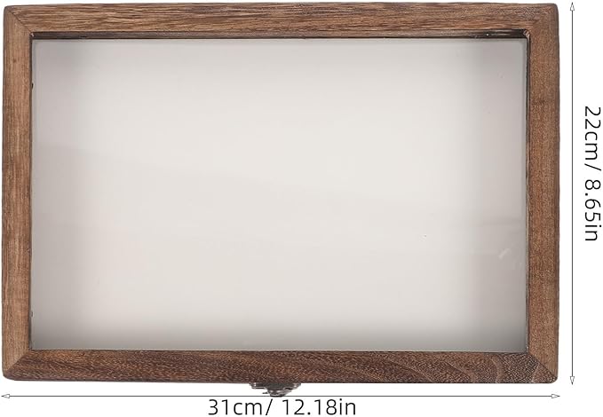 Angoily Wooden Insect Display Case Specimen Box - Image 3