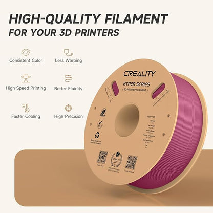 Official Creality Hyper PLA Filament 1.75mm, High Speed PLA 30-600mm/s Rapid 3D - Image 3