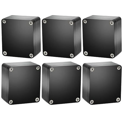 6PCS Electronic Project Box, IP65 Waterproof Dustproof ABS Plastic Junction by Motroce