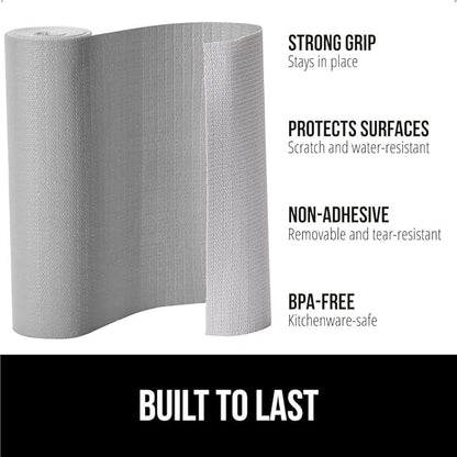 GORILLA GRIP DripGuard Shelf Liner, Non-Adhesive Drawer and Kitchen Cabinet - Image 2
