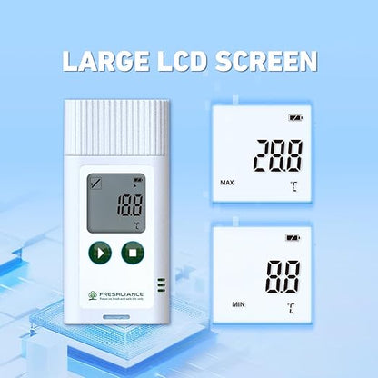 Freshliance USB Temperature Humidity Data Logger, Reuseable Temperature - Image 8
