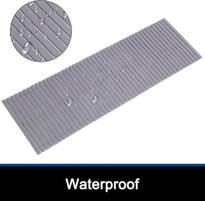 Bath Mat Bathroom Runner Long Large Rugs Floor Wood Shower Bathtub Waterproof - Image 3