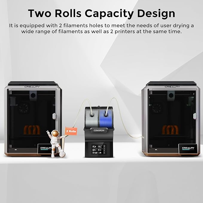 Comgrow Filament Dryer Box, SH02 Dry Box Filament Sealed Storage Box 3D Printer - Image 2