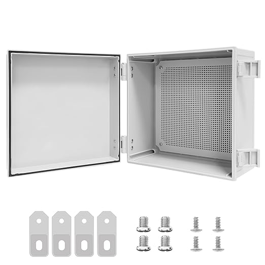 Junction Box IP65 Waterproof Dustproof ABS Plastic Enclosure, Outdoor and by LMioEtool