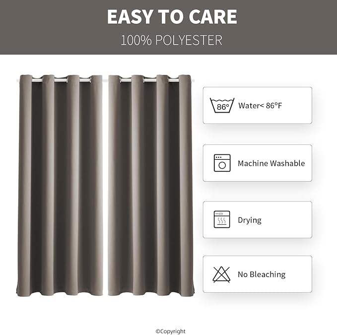 Waterproof Outdoor Curtain W52 x L84 - Image 7