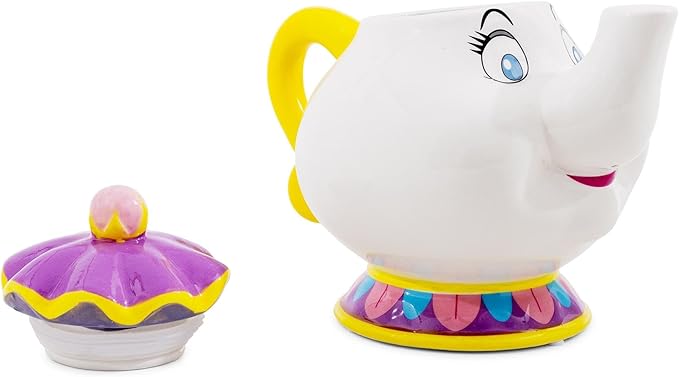 Silver Buffalo Disney Beauty and the Beast Mrs. Potts Teapot 3D Sculpted - Image 6