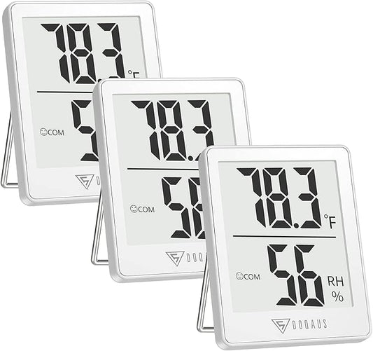 DOQAUS Indoor Thermometer, Humidity Gauge Room Thermometer by DOQAUS