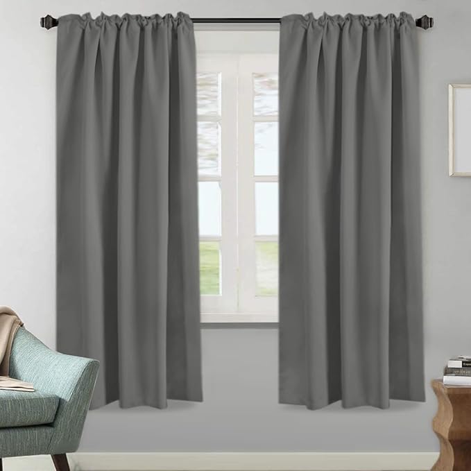 H.VERSAILTEX Blackout Curtains Thermal Insulated Window Treatment Panels Room - Image 2