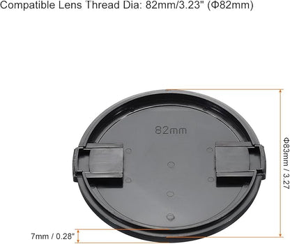 PATIKIL Camera Lens Cap, 2 Pack Sides Pinch Front Lens Cover - Image 2