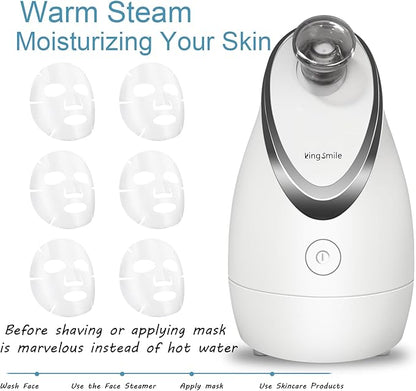 Kingsmile Facial Steamer, 3 in 1 Face Steamer - Image 4