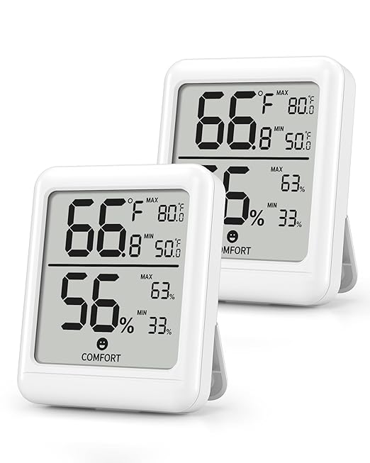 BN-Link Digital Hygrometer Indoor Thermometer Room, Digital Temperature and by BN-LINK