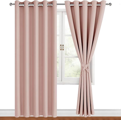 Hiasan Blackout Curtains for Bedroom, 60 x 84 Inches Long by Hiasan