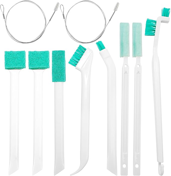 10Pcs Ice Maker Cleaning Brush Kit- 8 Pcs Crevice Cleaning Brush and 2 Pcs by Unknown