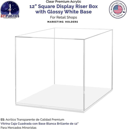 12" Clear Acrylic Display Box - Image 2
