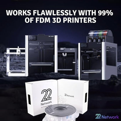 22 Network PLA 3D Printer Filament 1.75mm, 1kg Spool, Dimensional Accuracy - Image 7