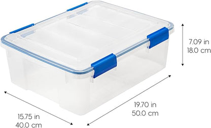IRIS USA 26.5 Quart WEATHERPRO Plastic Storage Box - Image 2
