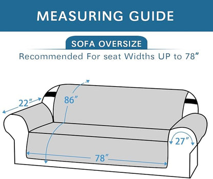 H.VERSAILTEX 100% Waterproof Sofa Slipcover Washable Sofa Cover Non-Slip Couch - Image 3