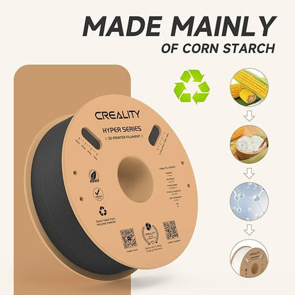 Official CREALITY Hyper PLA Filament 1.75mm, High Speed PLA 30-600mm/s Rapid 3D - Image 4