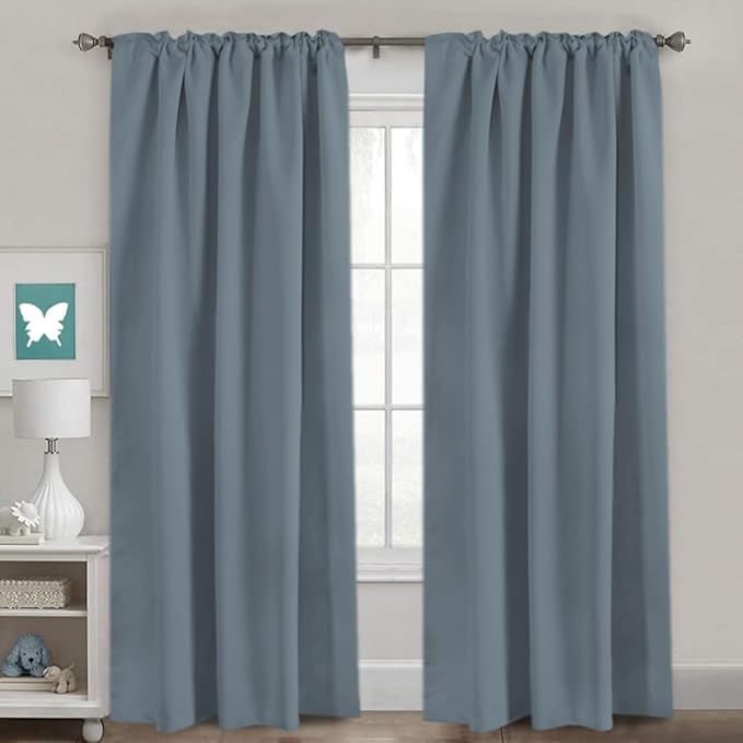 H.VERSAILTEX Blackout Curtains Thermal Insulated Window Treatment Panels Room - Image 2