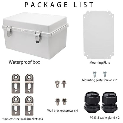 Outdoor Waterproof Electrical Box Junction Box Weatherproof IP67 ABS Plastic - Image 5