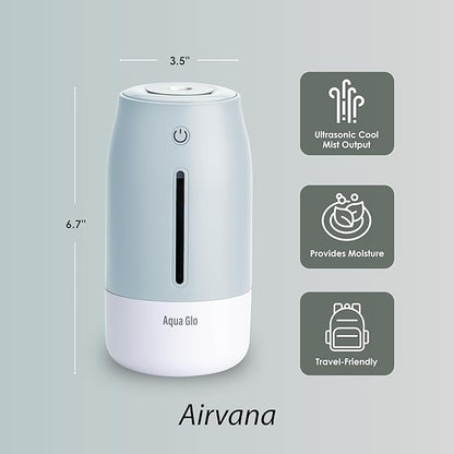 Aqua Glo Personal Humidifier – Ultrasonic Cool Mist, Rechargeable Battery - Image 2