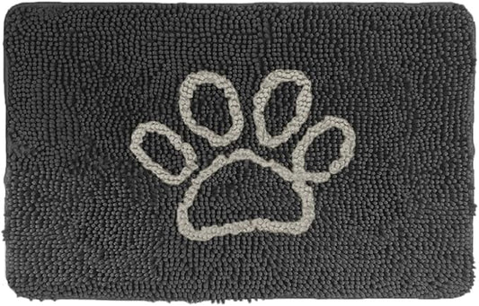 GORILLA GRIP SOAKSTOPPER Dog Door Mat, 36x24 Machine Washable Rug Absorbent by GorillaGrip