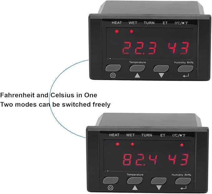 Digital Temperature Controller, 220V/110V Automatic Egg Incubator Thermostat - Image 5
