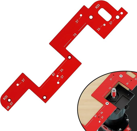 Handle Slotting Mold Arc, Arc Grooving Auxiliary Tool, Invisible Embedded by Xanadued
