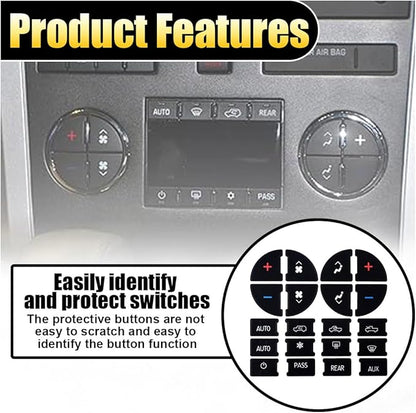 AC Dash Button Repair Decal Stickers, Repair - Image 3