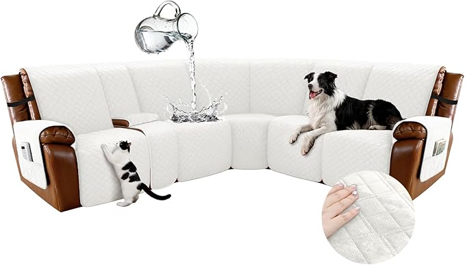 Arfntevss Waterproof Recliner Sectional Couch Covers by Arfntevss