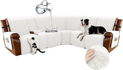 Arfntevss Waterproof Recliner Sectional Couch Covers by Arfntevss