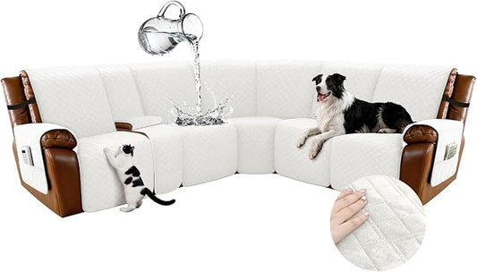 Arfntevss Waterproof Recliner Sectional Couch Covers by Arfntevss