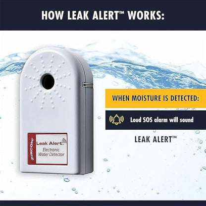 Zircon Leak Alert 3-Pack Water Detector Alarm – 90 dB Battery-Powered Leak & - Image 3