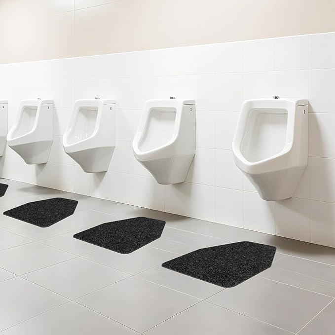 12 Pack Commercial Urinal Mats, Non-Slip Urinal Floor Mat - Image 2