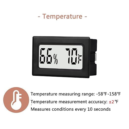 6 Pack Mini Small Digital Hygrometer Thermometer Indoor Temperature and - Image 4