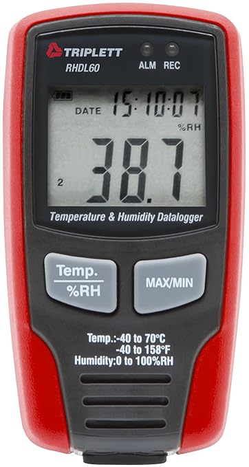 Triplett RHDL60 USB Temperature/Humidity Datalogger by Triplett