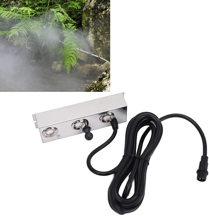 Ultrasonic Fogger Humidifier Mist Maker 3 Heads 36V Stainless Steel Low Noise - Image 6
