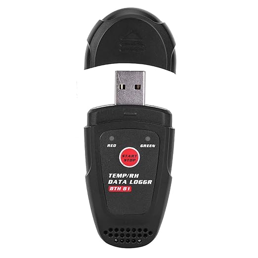 Temperature Humidity Data Logger Alarm LED, 16384 Data USB Export, BTH81 - Image 6