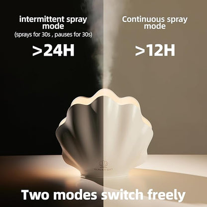 Essential Oil Diffuser 260ML, Shell Aroma Diffuser - Image 4