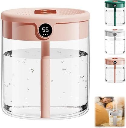 Smart 2L Cool Mist Humidifier for Bedroom, Quiet Desktop Air Moisturizer by Unknown