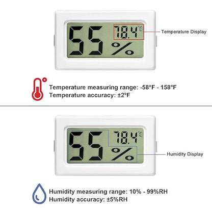 2Pcs Mini Digital Thermometer Hygrometer - Image 3
