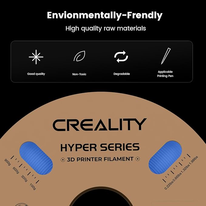 Creality Hyper 3D Printer PLA Blue Filament High Speed Printing 1.75mm 2.2lbs - Image 5