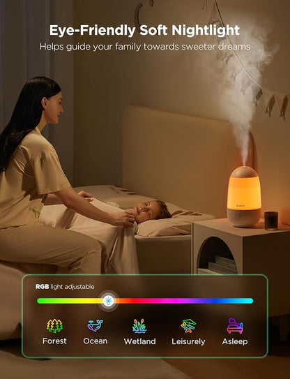 GoveeLife Humidifiers for Bedroom, Smart Cool Mist Air Humidifier for Baby - Image 8